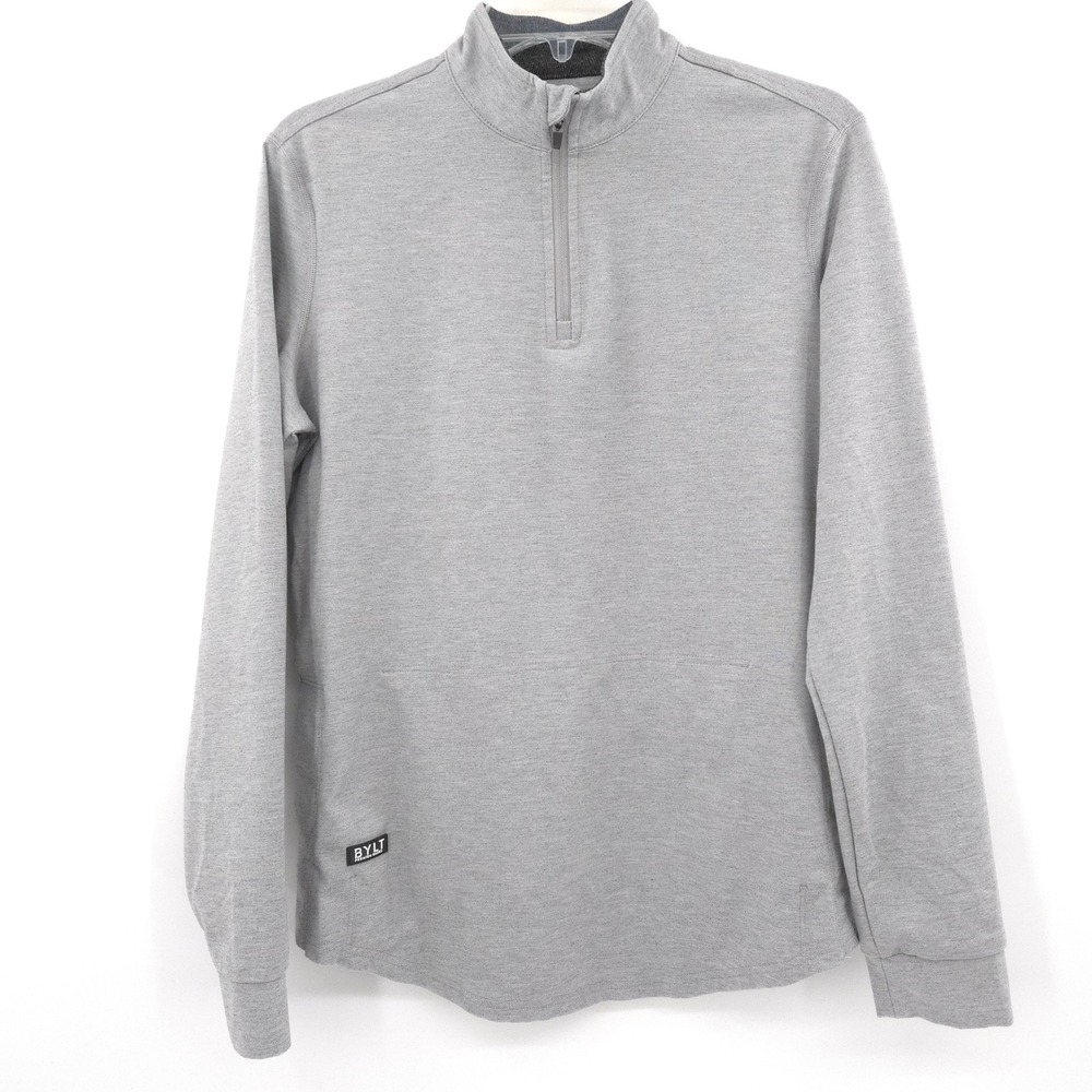 Bylt Fairway Quarter Zip Womens Size M Grey Performance Long Sleeve - Picture 4 of 12